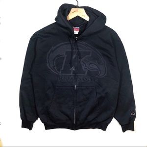 Vtg 90s Kent State Golden Flashes football Hoodie